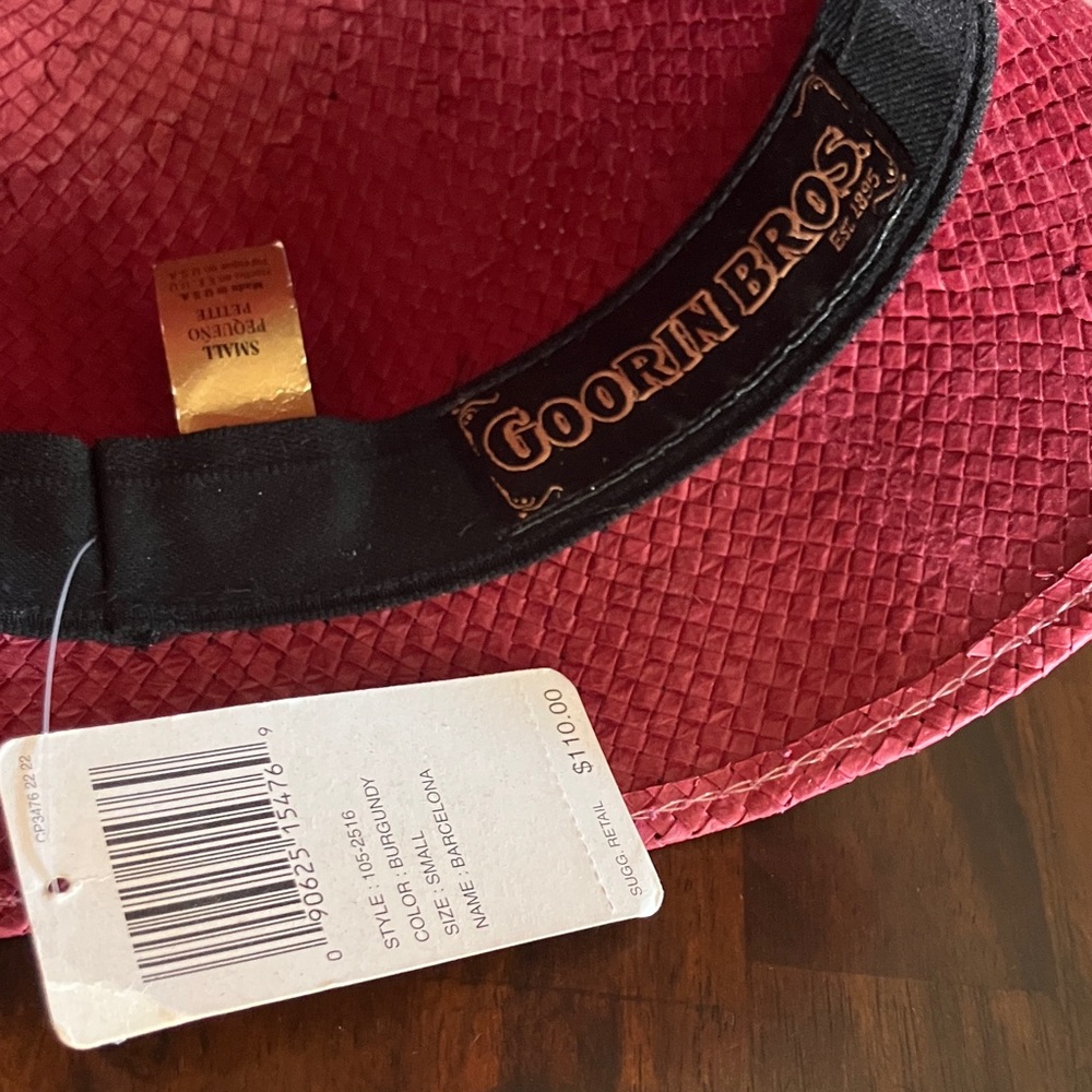 Goorin Bros Bold Burgundy Fedora